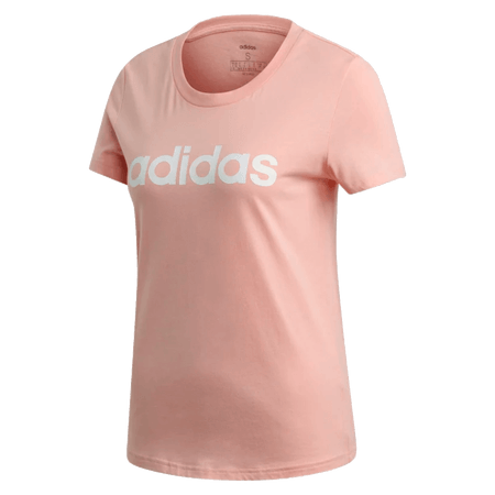 Adidas Essentials Linear Slim Tee Fritid & Bomull | Sport Adidas Essentials Linear Slim Tee Fritid & Bomull | Sport